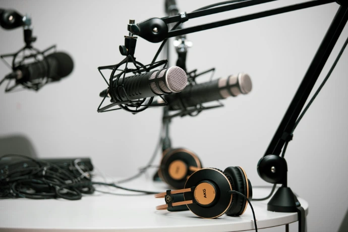 Podcast studio recording setup Jakarta