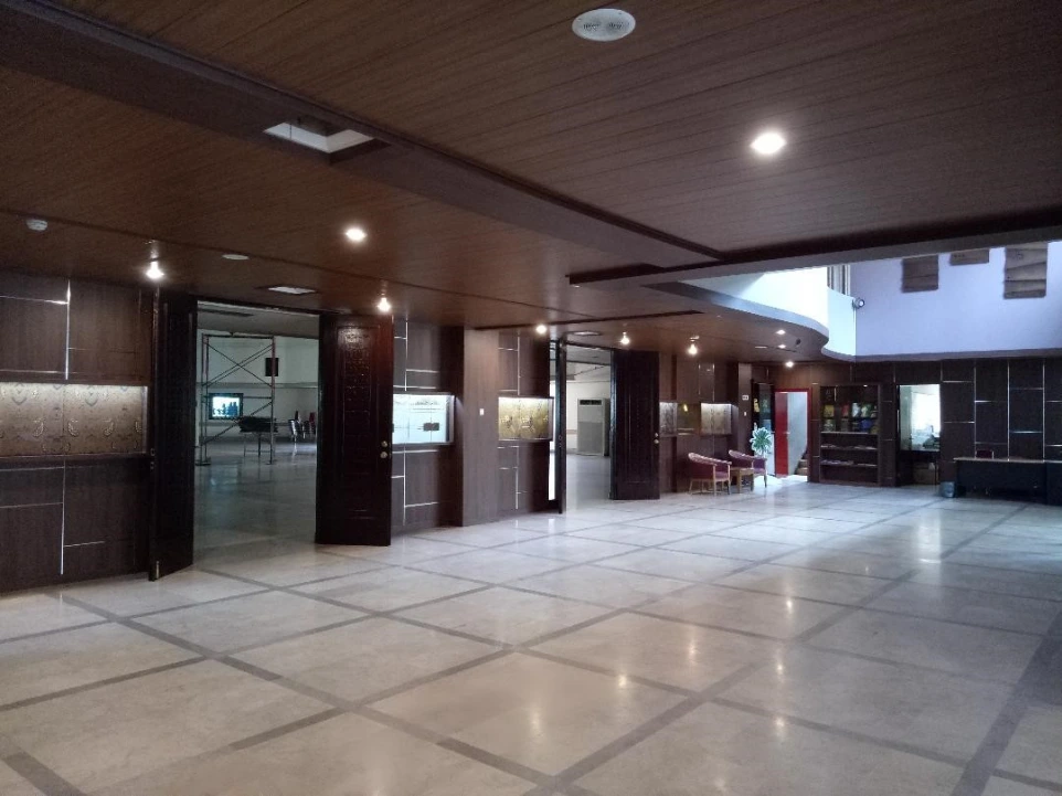 Dharma Wanita Pusat Jakarta commercial building lobby interior design Jakarta